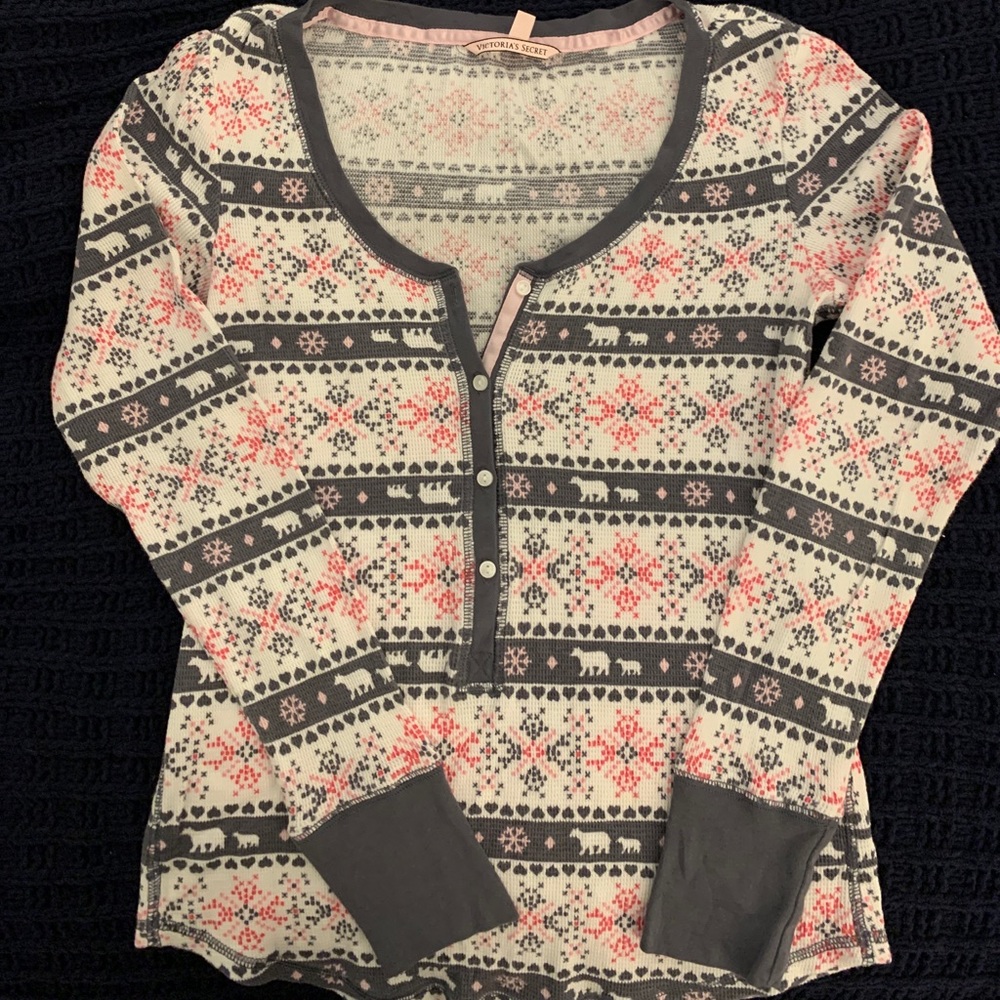 Victoria’s Secret Thermal PJ Set XS
